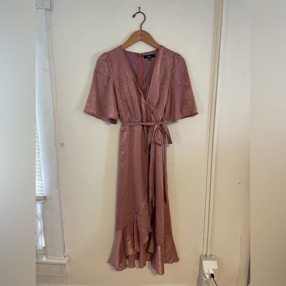 Lulus Dresses & Skirts - Lulu's Mauve Wrap Dress